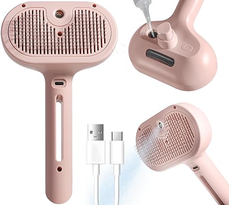 Cepillo de vapor para mascotas rosa - additional image 19