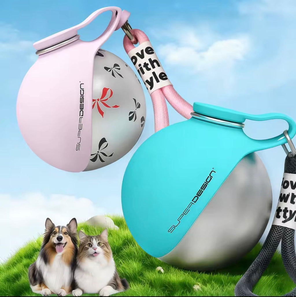 Botella Esfera Pro: Hidratación Perfecta y Bienestar en Cada Paseo 🐾