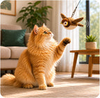 Juguete para gatos pajaro volador