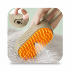 Cepillo Steamy-Pet™ 3-en-1: La Revolución en Higiene y Bienestar para tu Perro y Gato | ¡Adiós al Pelo Suelto y al Estrés!