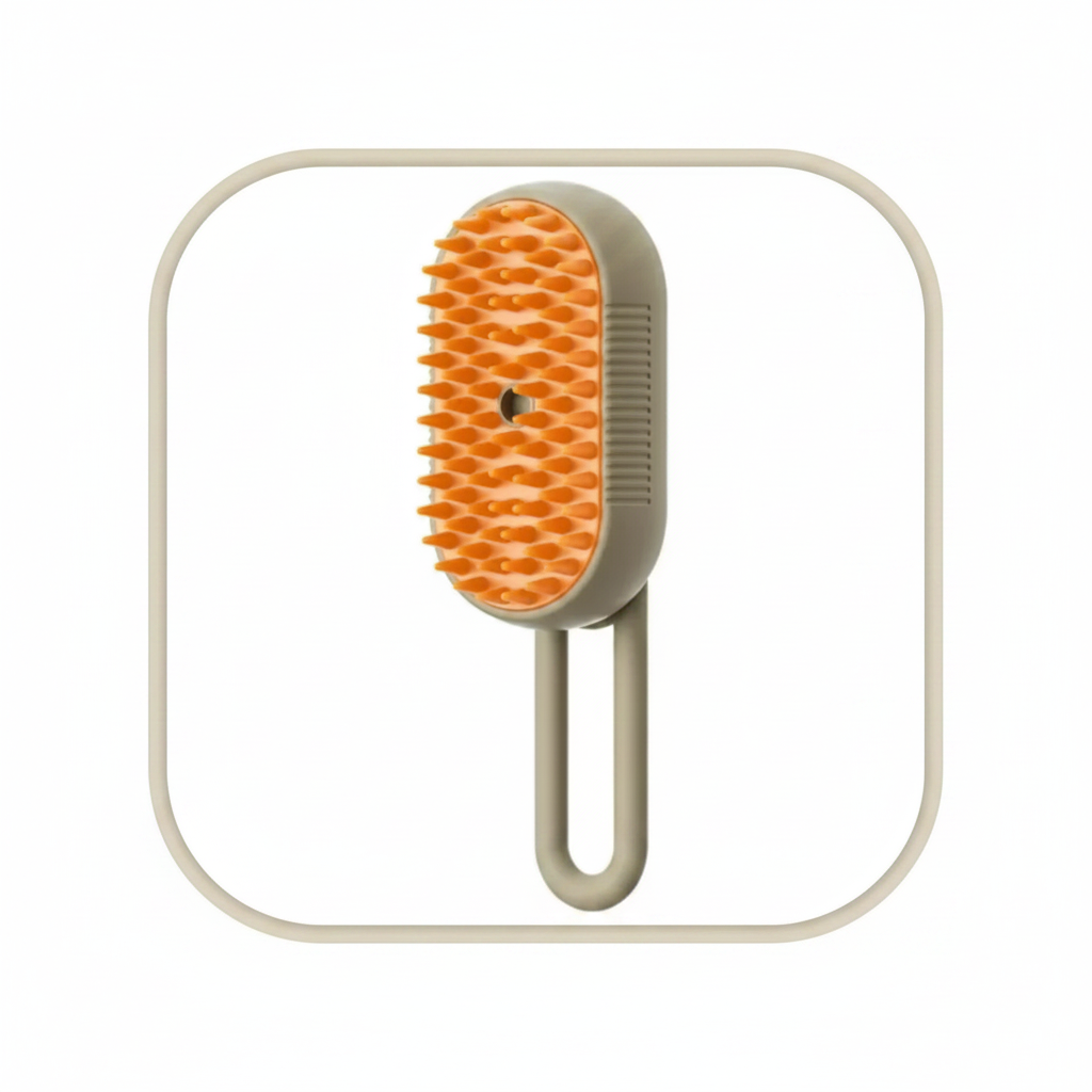Cepillo Steamy-Pet™ 3-en-1: La Revolución en Higiene y Bienestar para tu Perro y Gato | ¡Adiós al Pelo Suelto y al Estrés!